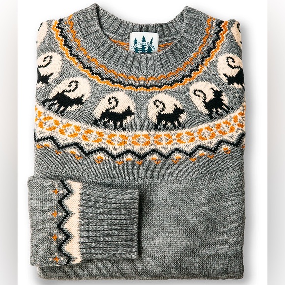Kiel James Patrick Sweaters - Kiel James Patrick Black Cat Sweater
